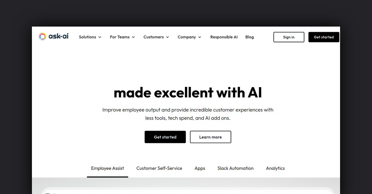 Ask-AI Showcase