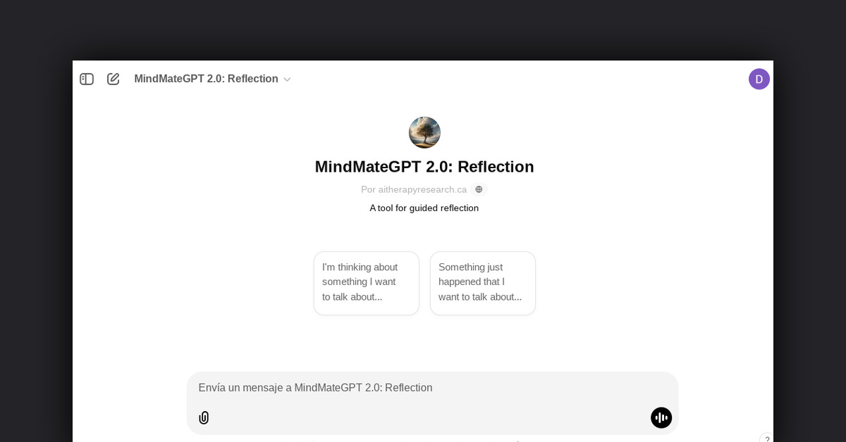 MindMateGPT Showcase