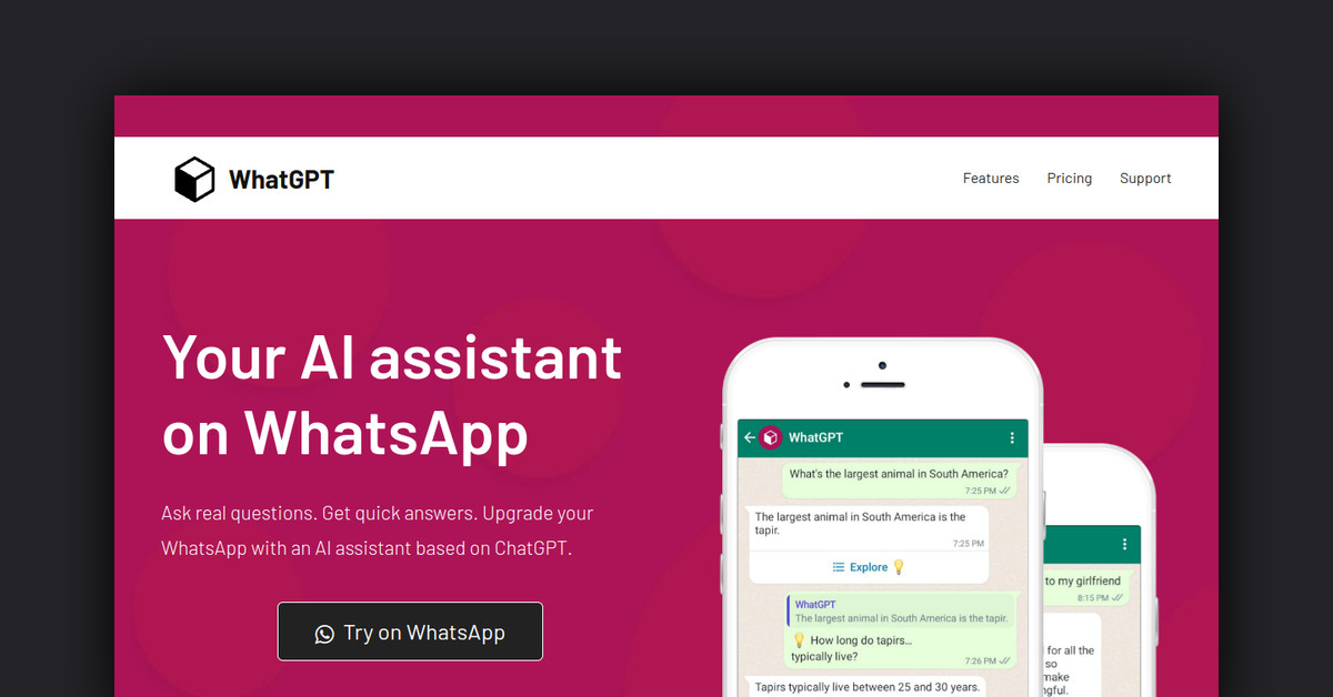 WhatGPT App Showcase