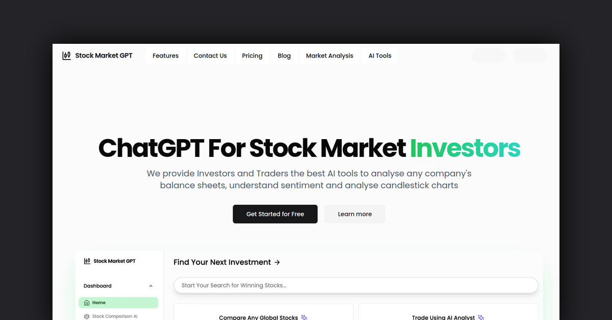 Stock Market GPT Showcase