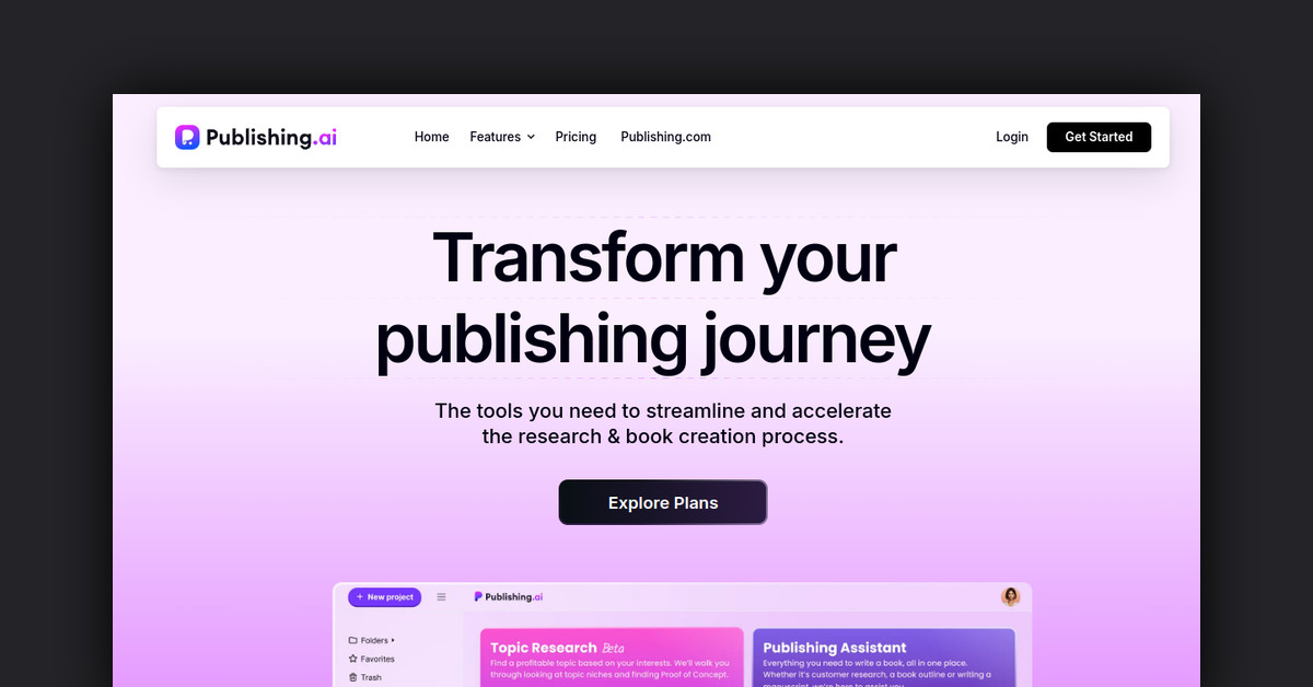 Publishing.ai Showcase