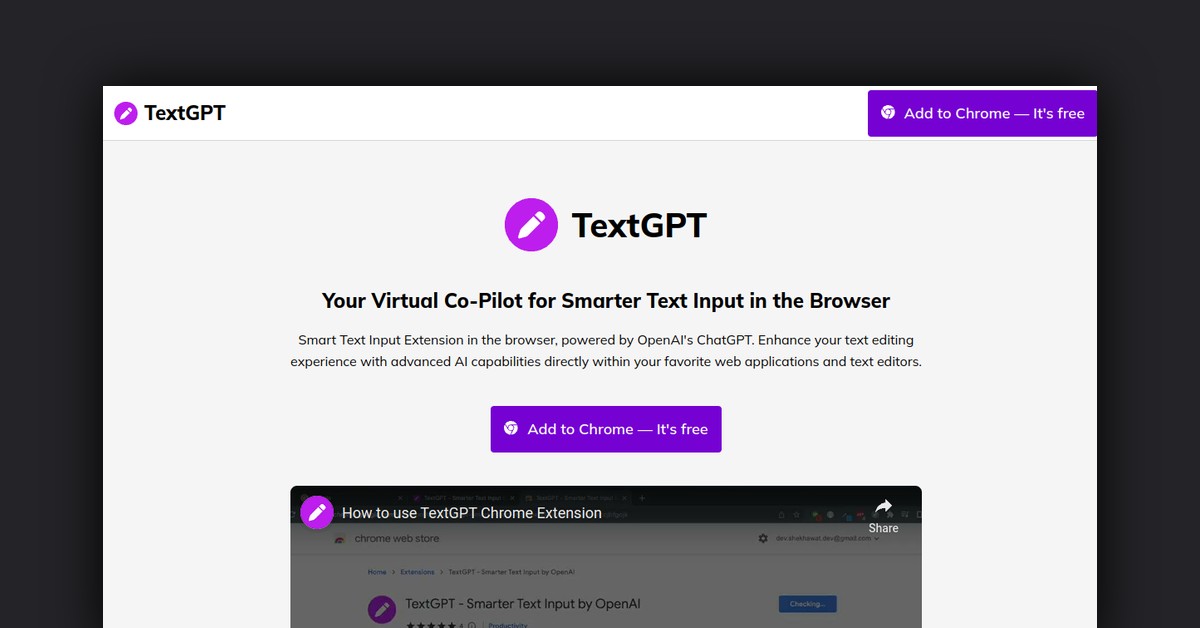 TextGPT.app Showcase