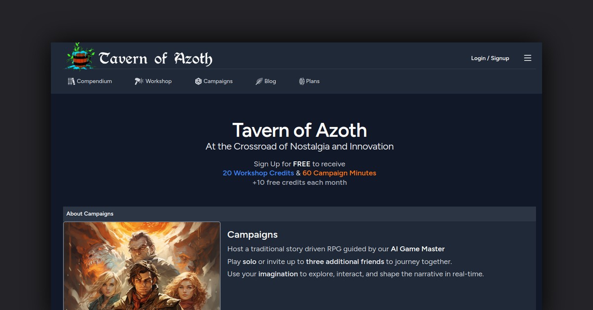 Tavern of Azoth Showcase