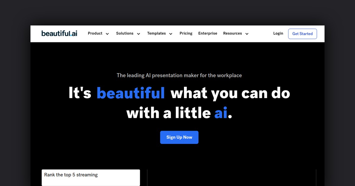 Beautiful.ai DesignerBot Showcase