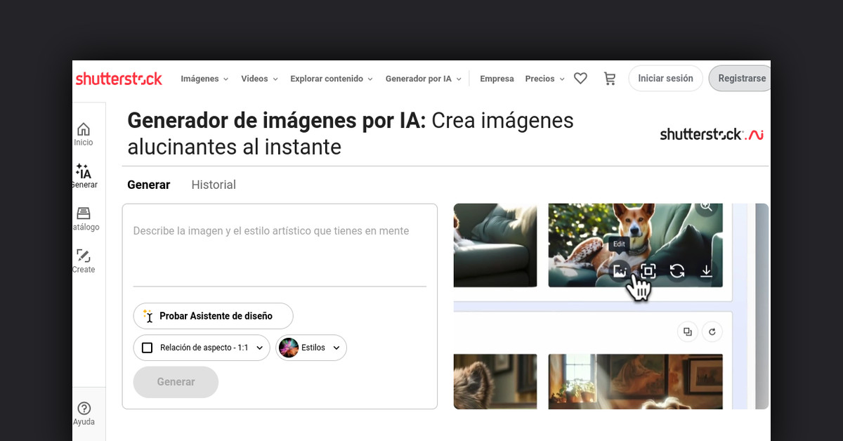 Shutterstock Image generator Showcase