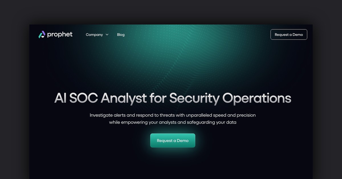 Prophet Security Showcase