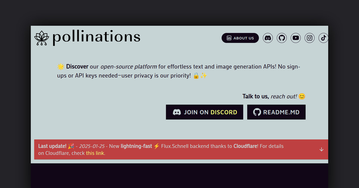 Pollinations Showcase