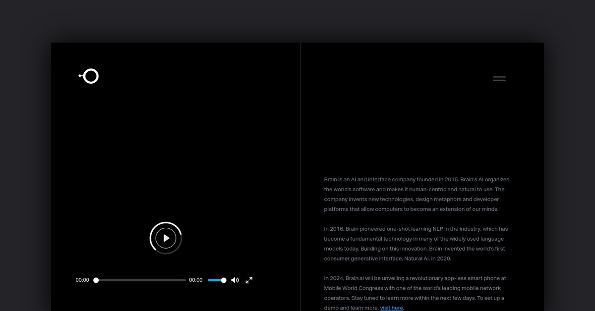 Brain Technologies Showcase