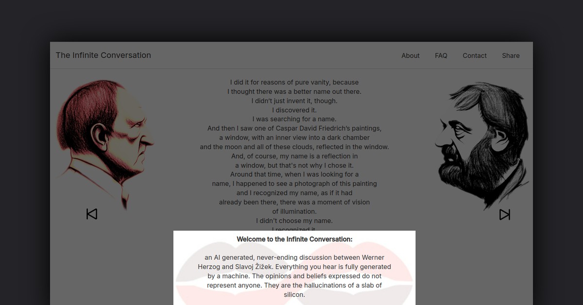 Infiniteconversation Showcase