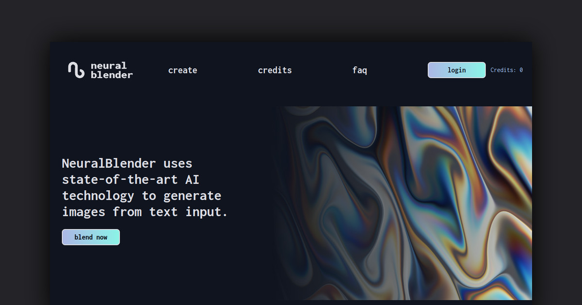 Neuralblender Showcase