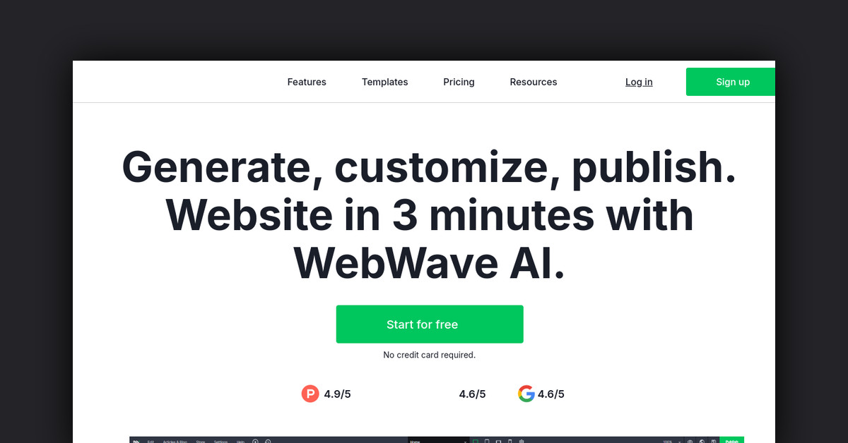 WebWave AI Website Builder Showcase