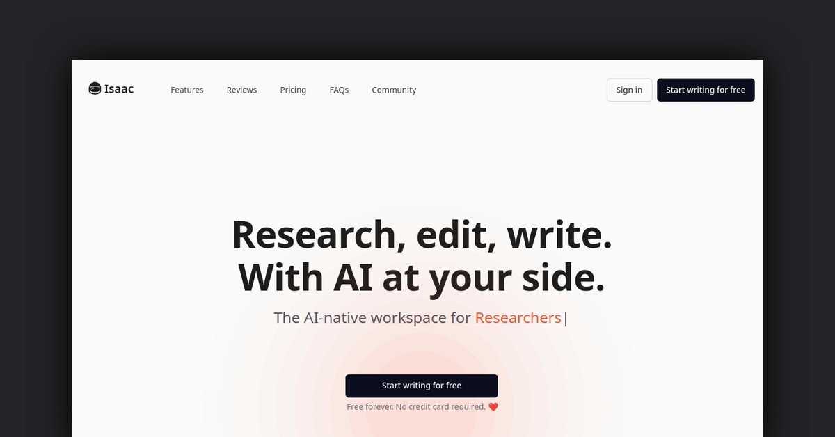 Isaac Editor Showcase