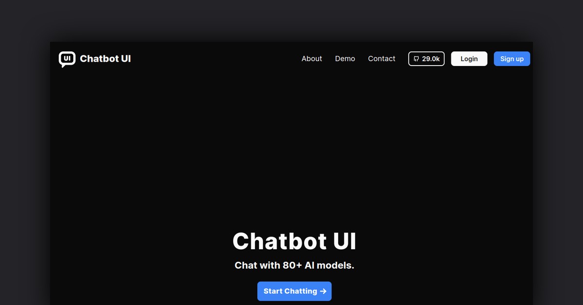 Chatbot UI - Callin