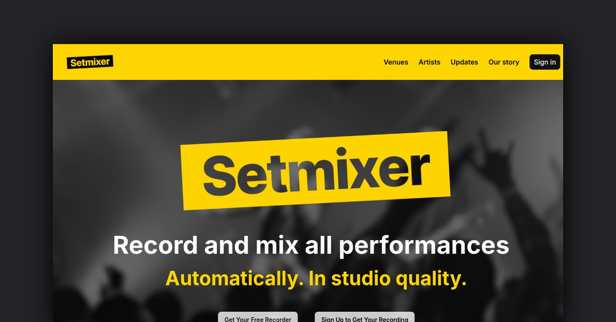 Setmixer Showcase
