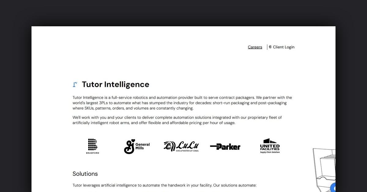 Tutor Intelligence Showcase