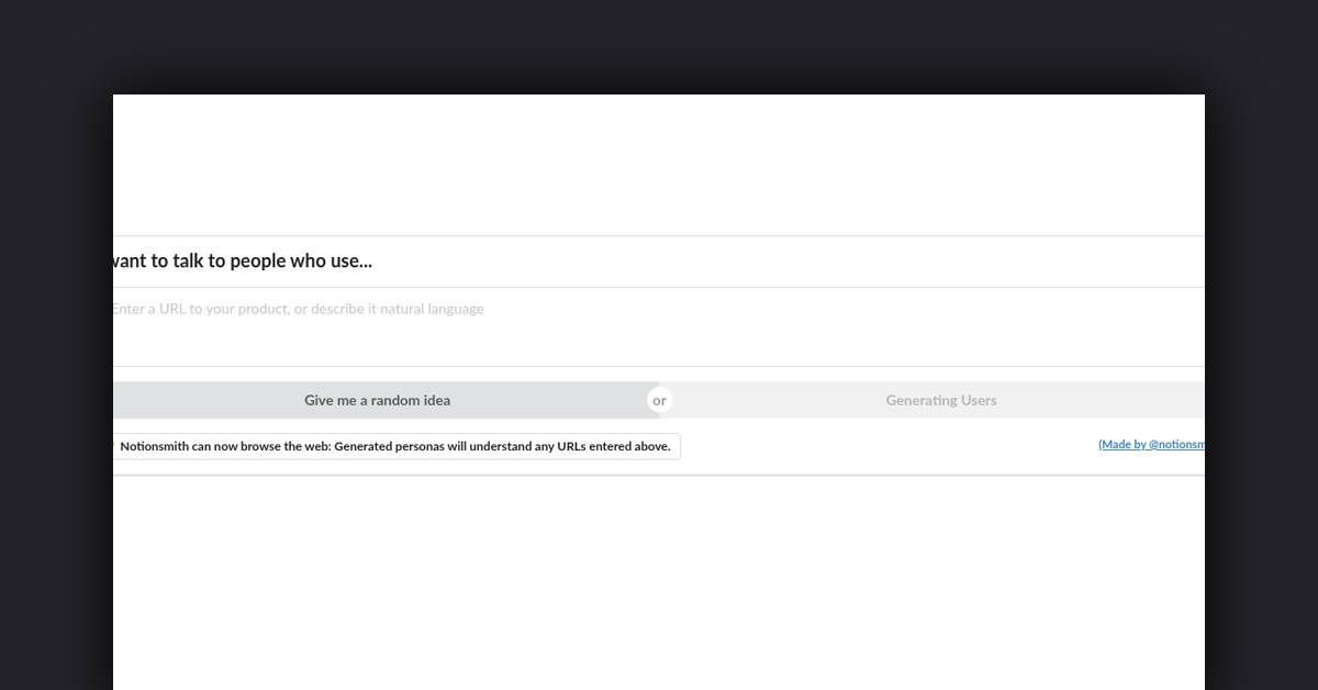 Notionsmith Showcase