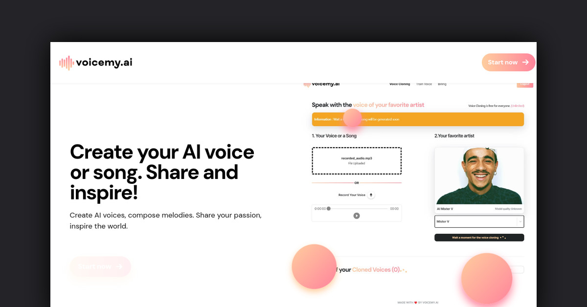 voicemy.ai Showcase