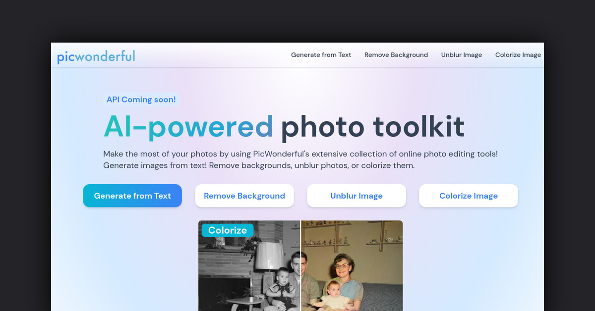 PicWonderful Showcase