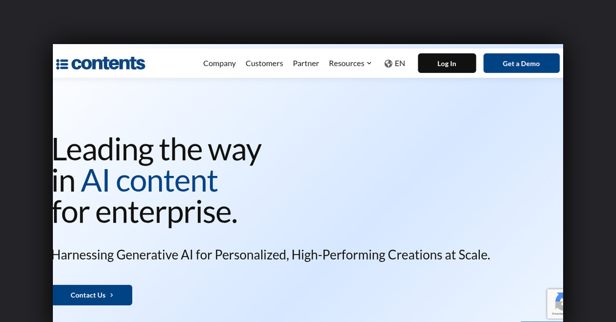 Contents.com Showcase