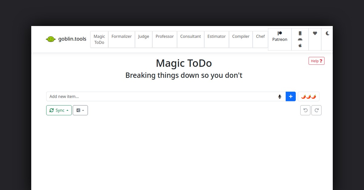 Magic ToDo Showcase