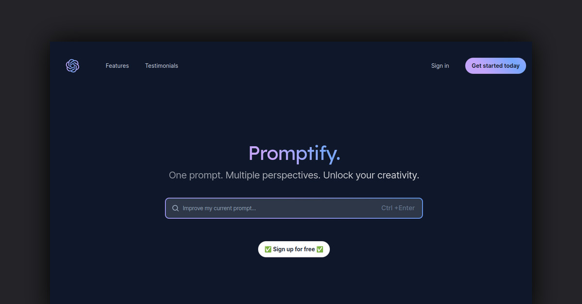 Promptify Showcase