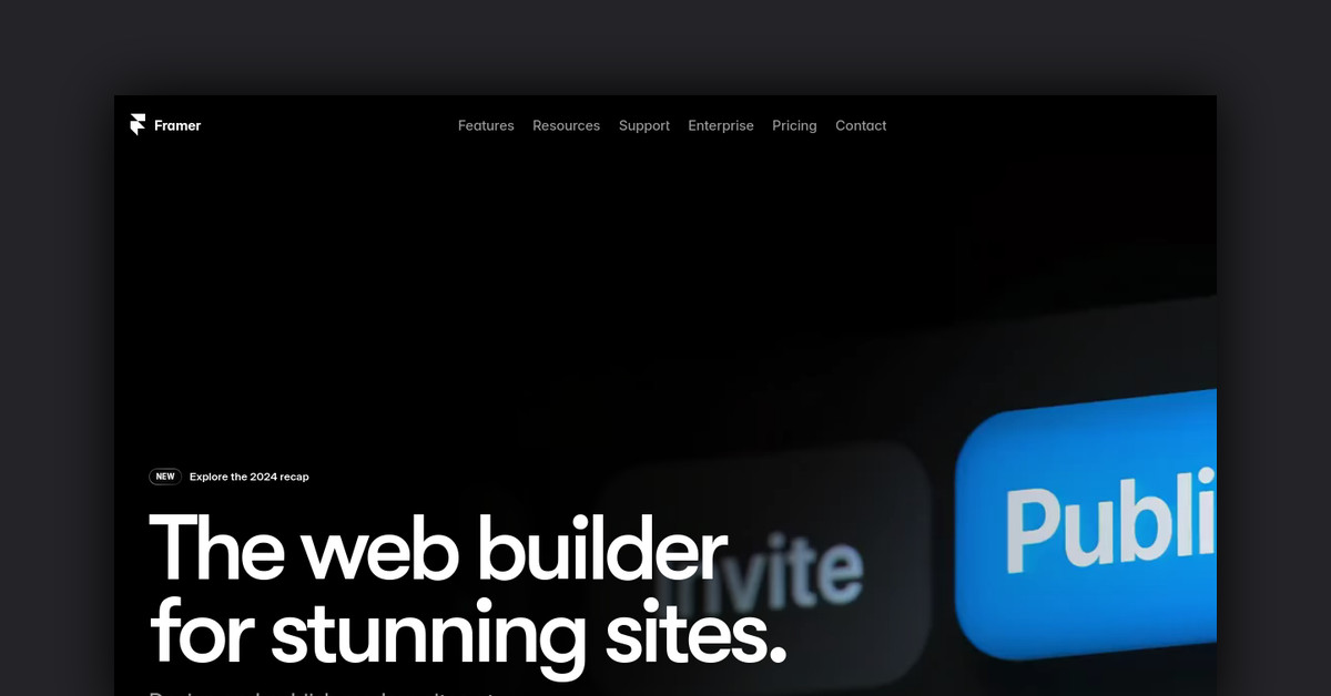 Framer Showcase