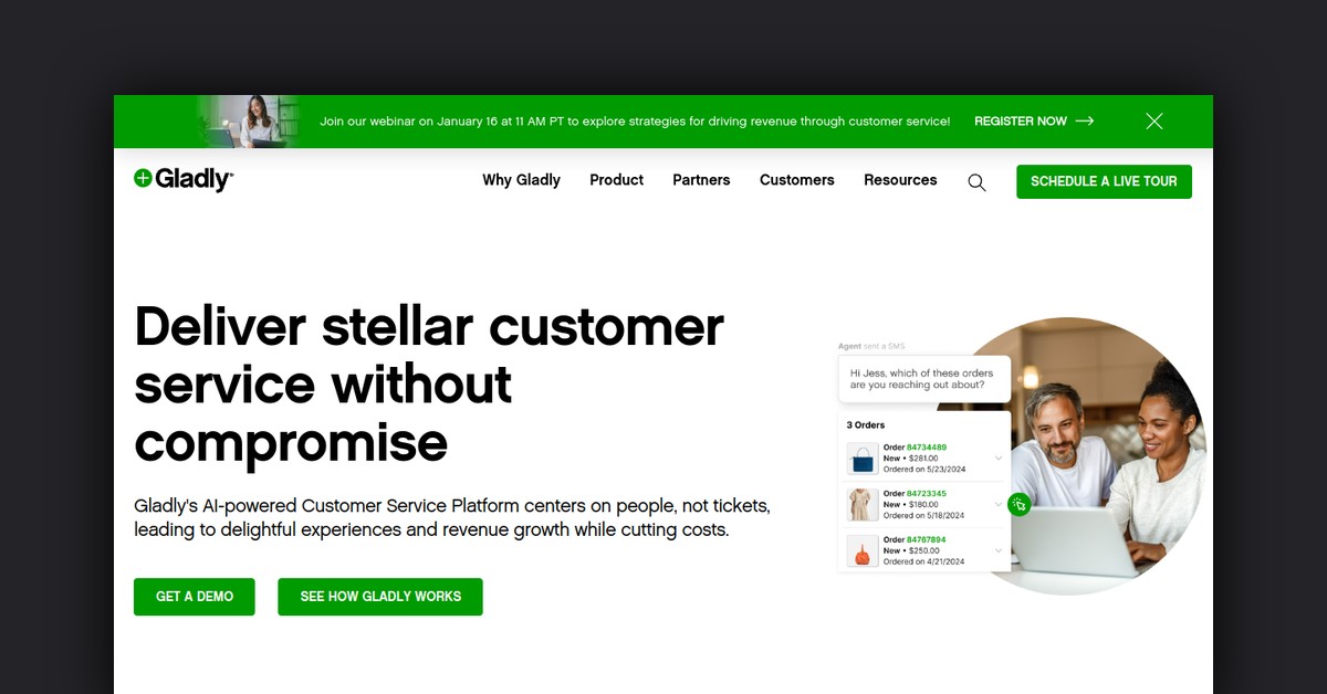 Gladly Sidekick Showcase