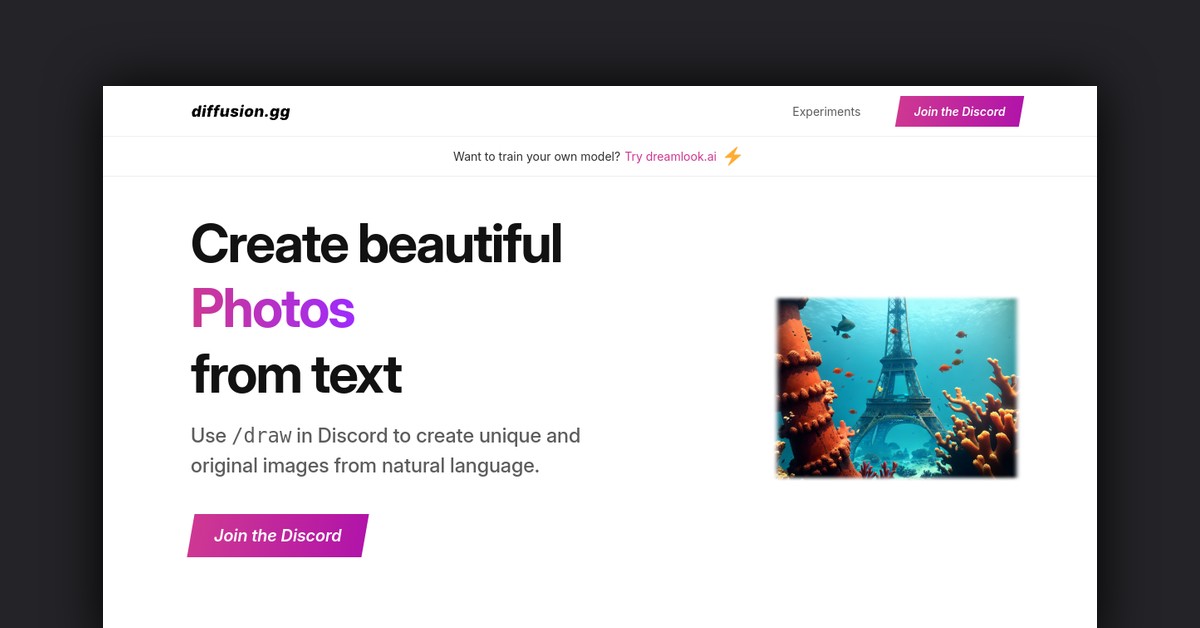 Diffusion.gg Showcase