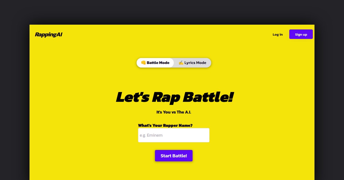 RappingAI Showcase