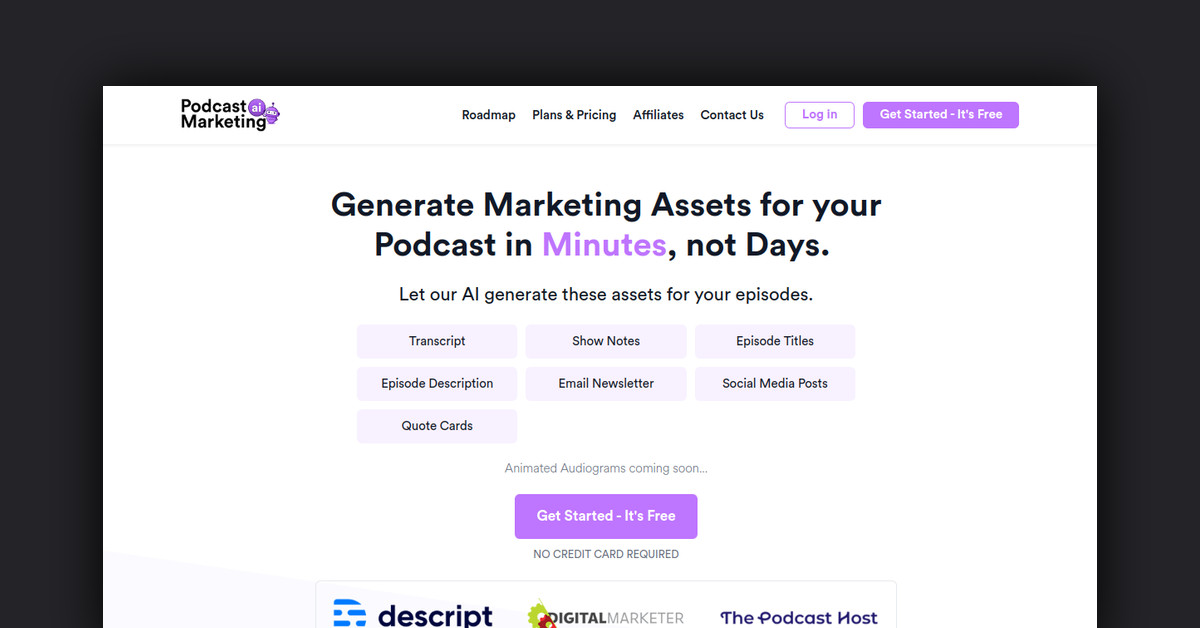 Podcast Marketing AI Showcase