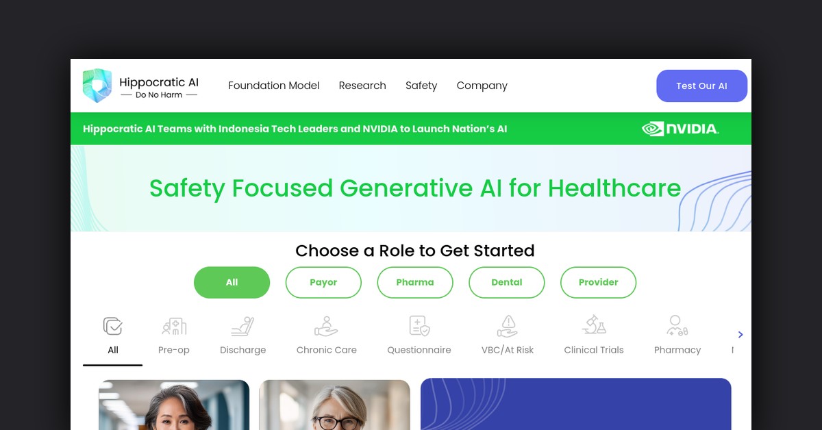 Hippocratic AI Showcase
