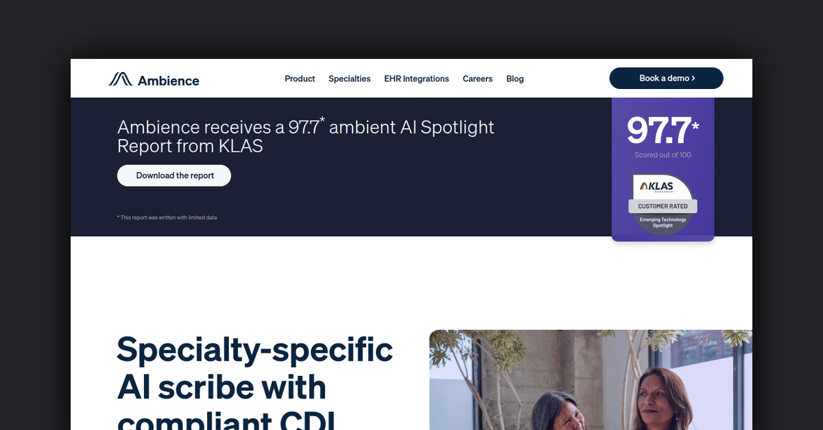 Ambience Healthcare Showcase