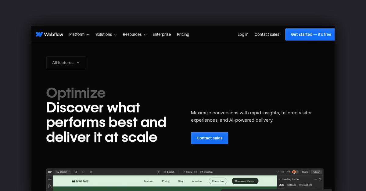 Webflow Showcase