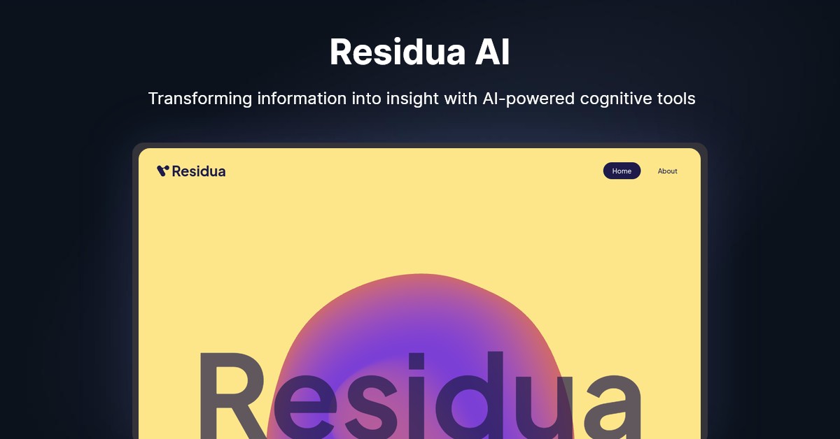 Residua AI Showcase