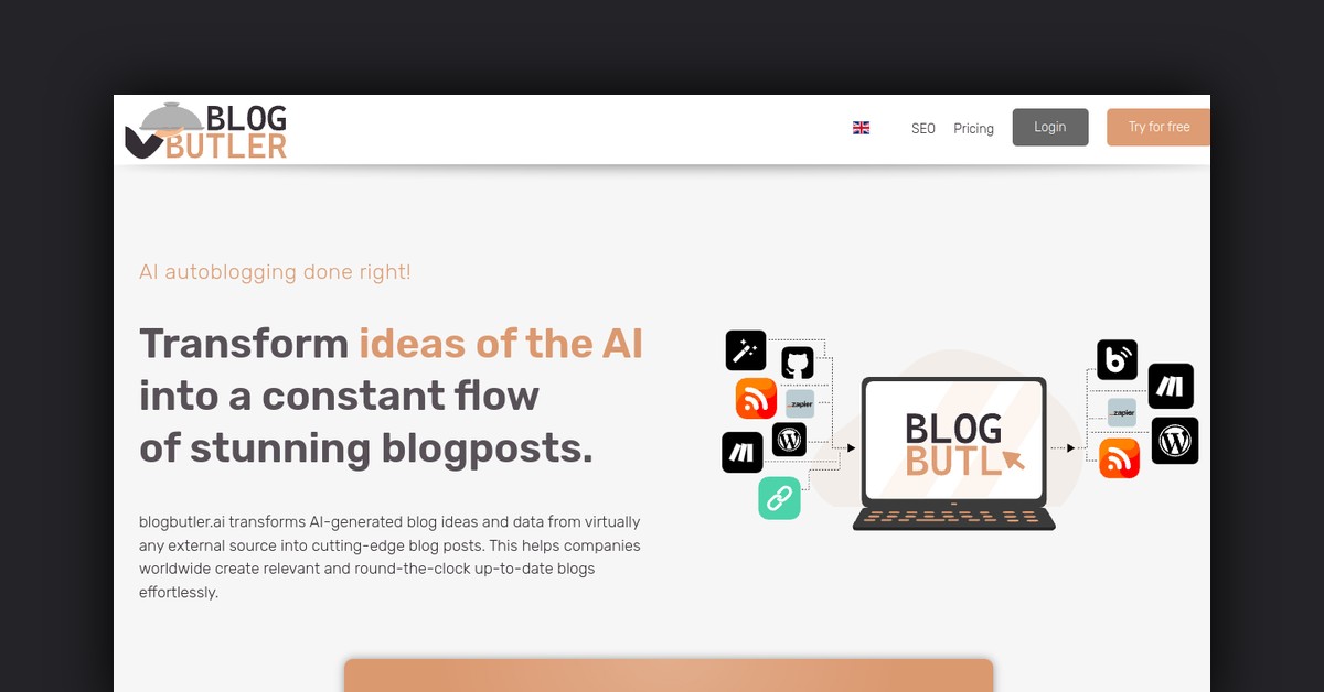 Blogbutler AI Showcase