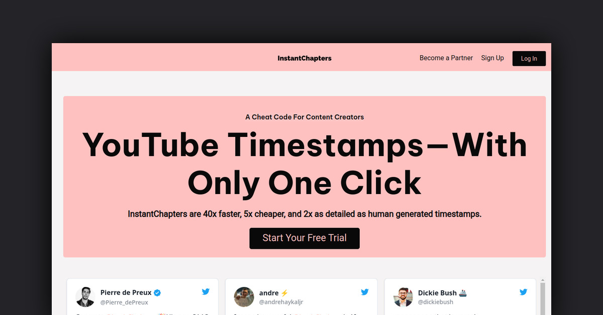 Instant Chapters Showcase