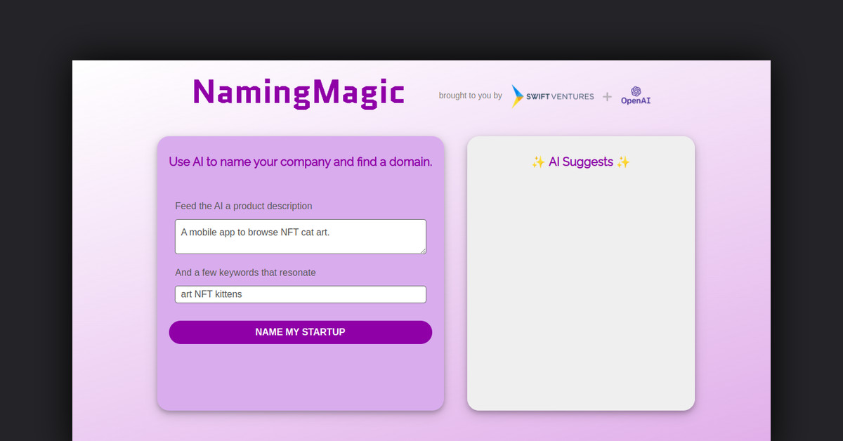 Naming Magic Showcase